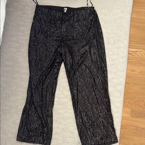 NWT Black Sequin Pants